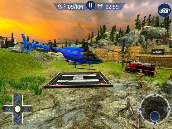 Helicopter Rescue 2017 Free 3D – Flying Simulator screenshot 2