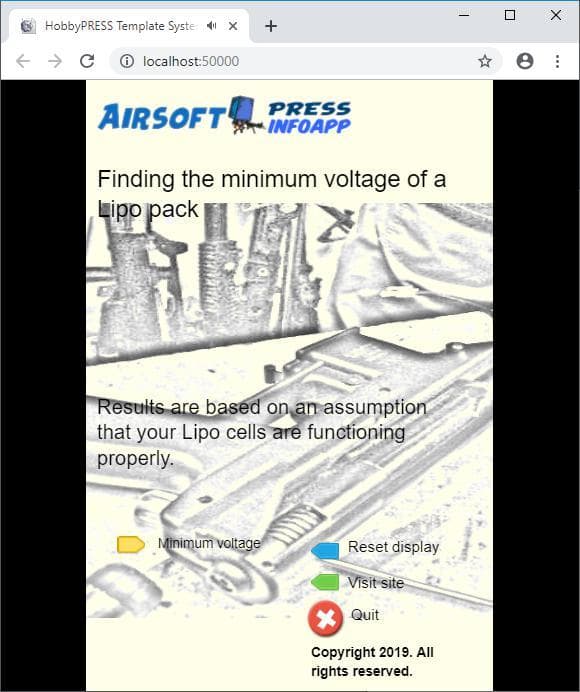 Find the minimum voltage of a lipo pack (for Airsoft AEG) screenshot 3