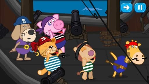 Hippos tales: Pirate games screenshot 3