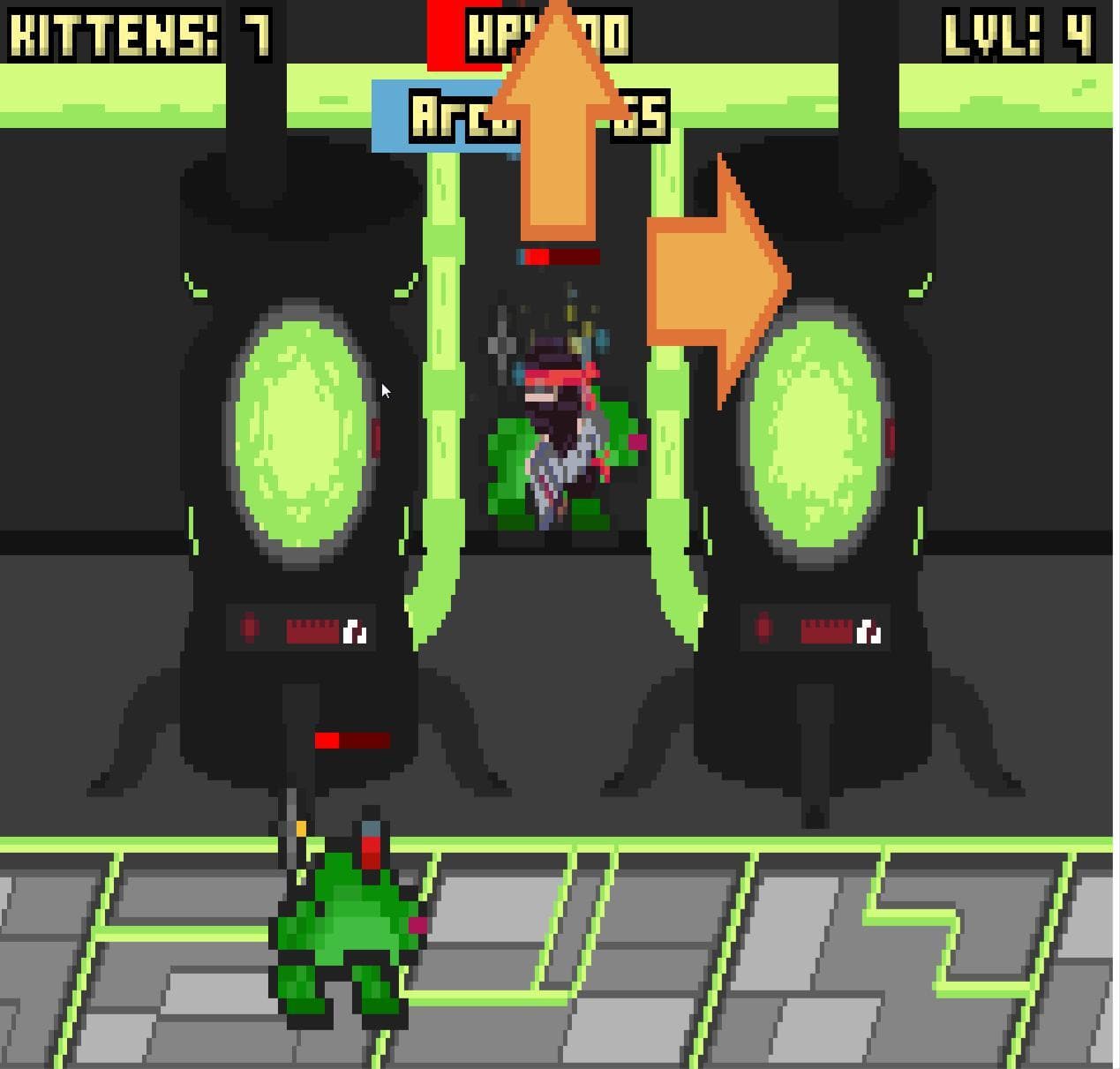 Arcaninjadroid: Kitty Catastrophe screenshot 3