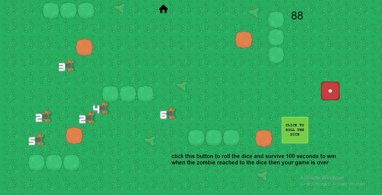 ROLL THE DICE AND KILL THE ZOMBIE