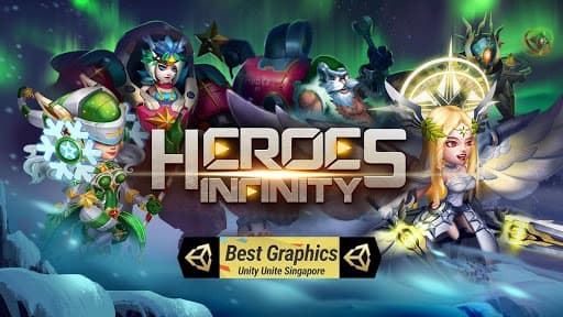 Heroes Infinity: God Warriors -Action RPG Strategy screenshot 3