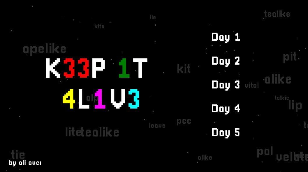 K33P1T4L1V3 screenshot 2