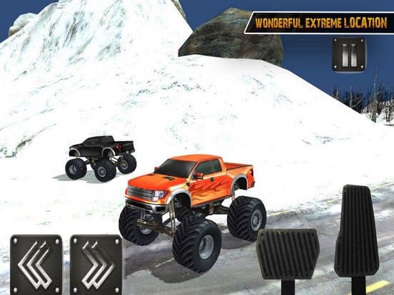 Big 6x6 Cargo Race Snow Hills screenshot 3