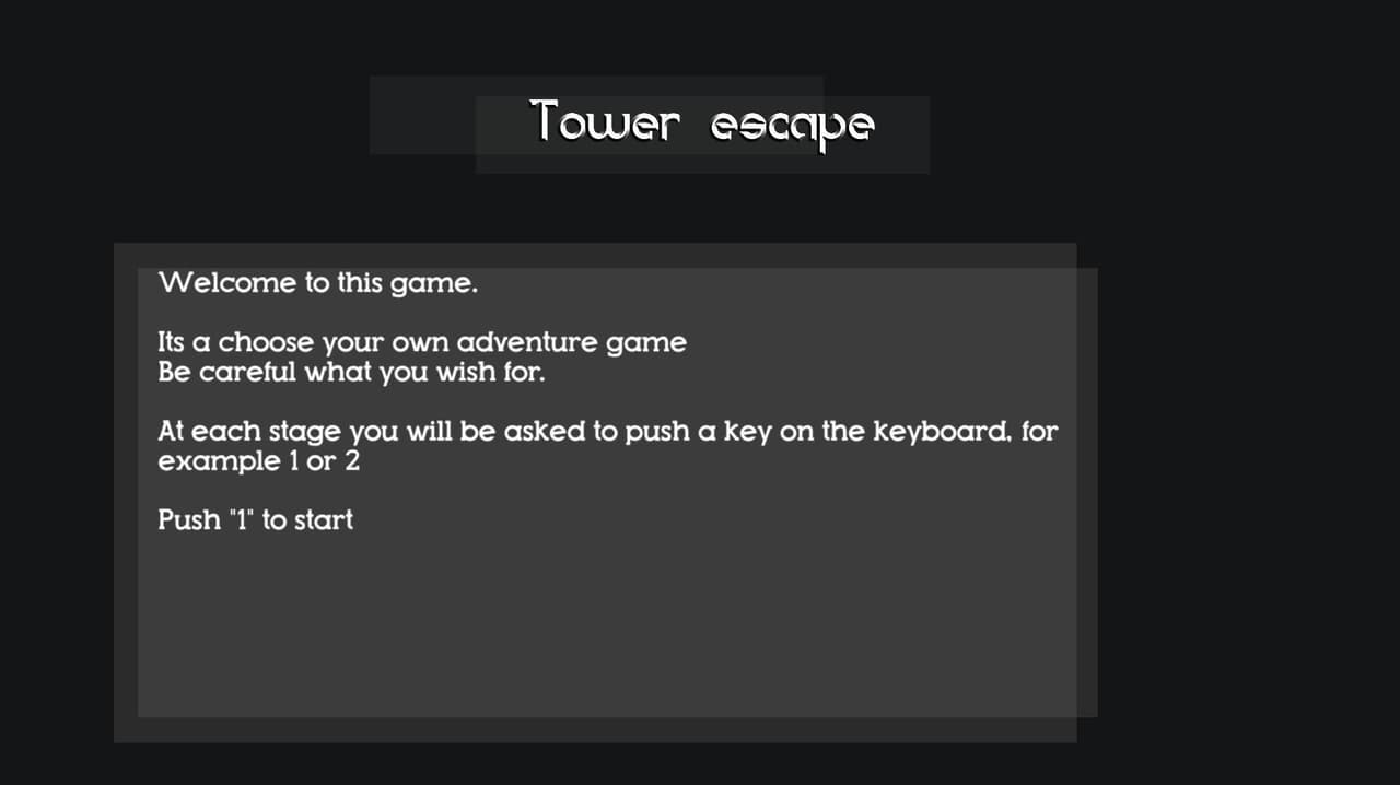 Tower escape (Fawaz Aljohani)
