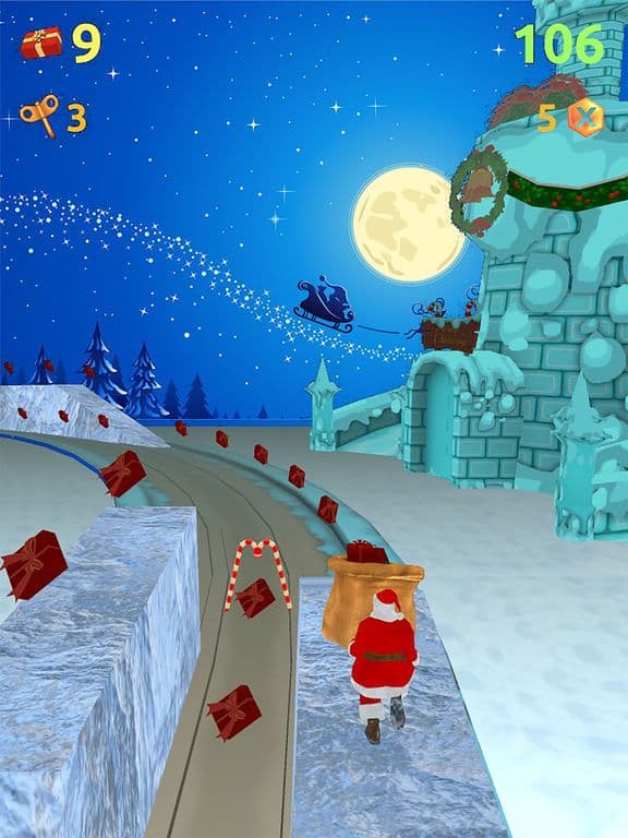Chiristmas Santa Run 3D 2017 screenshot 2