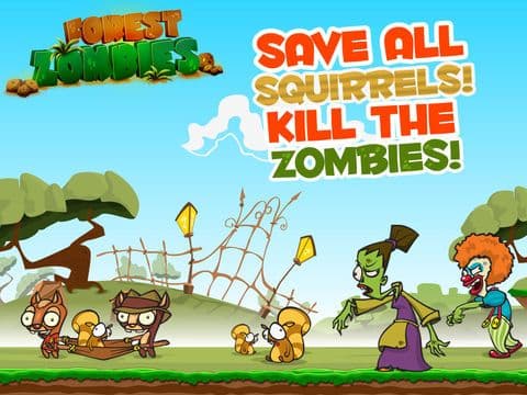 Forest Zombies Run Free - Flick Zombie Temple Attack Game Version 2 screenshot 2