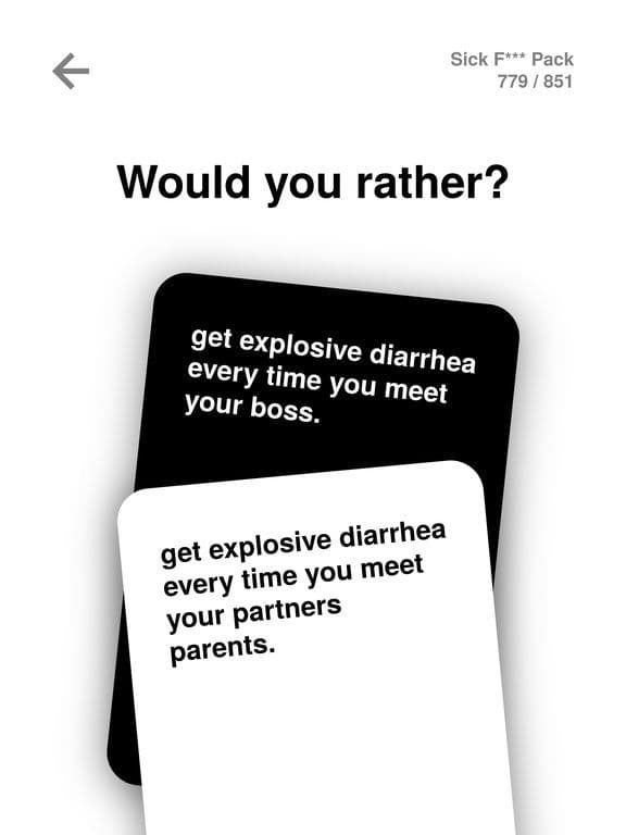 Would You Rather Dirty & Evil screenshot 5