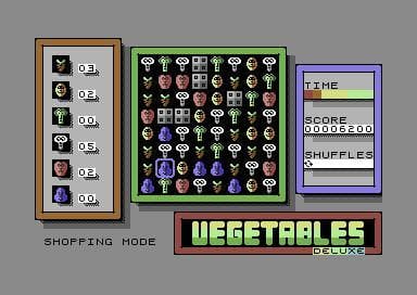 Vegetables Deluxe C64 screenshot 3