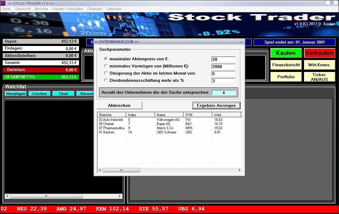 Stock Trader - Vollversion [German] screenshot 2