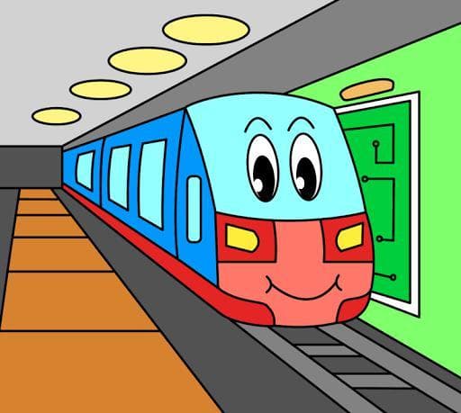 Coloring pages for children: transport screenshot 4