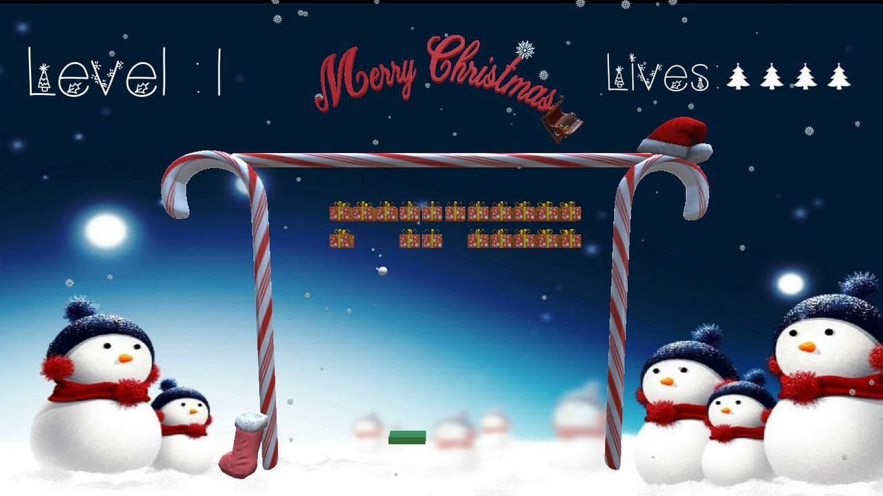 Christmas Breakout screenshot 2