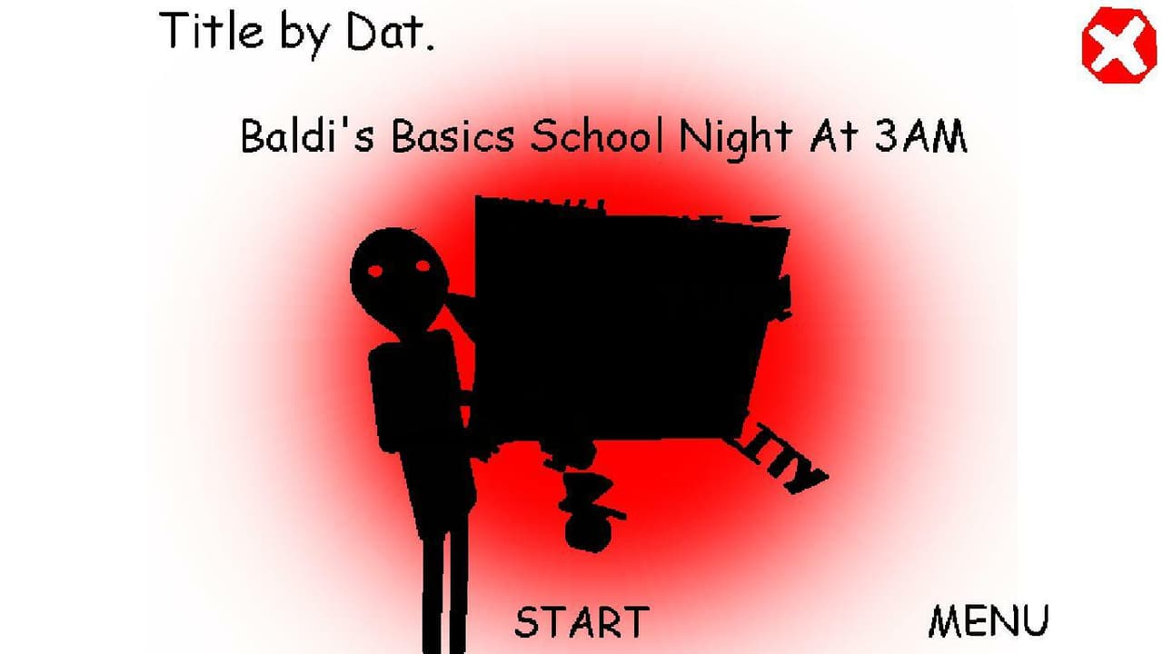 Baldis Basics School Night At 3AM