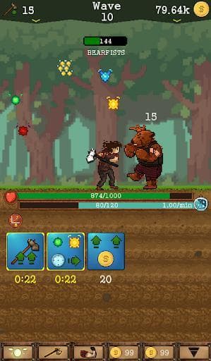 Lumberjack Attack! - Idle Game screenshot 2