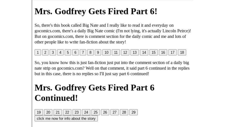 Mrs. Godfrey Gets Fired Part 6!