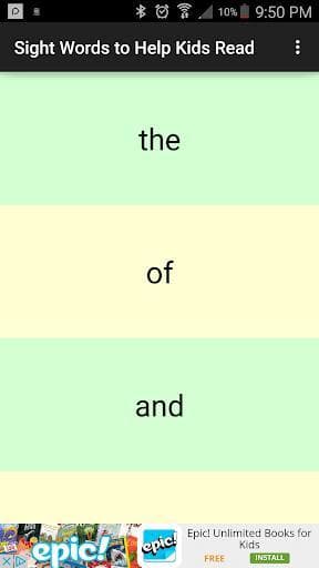 Sight Words to Help Kids Read screenshot 2