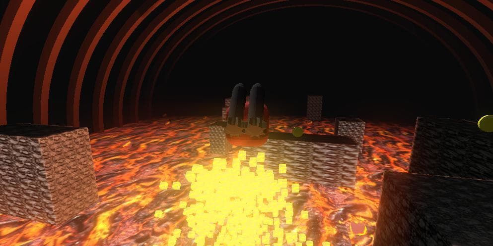 Fire Rocket Lava Dungeon screenshot 2