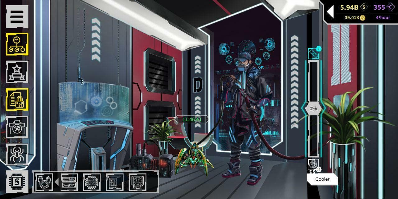 Cyberpunk Infinity: Dystopian Mining Sci-Fi Tale screenshot 3