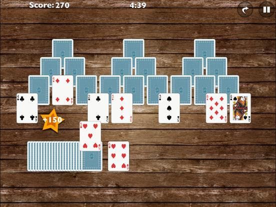 Solitaire Tri-Peaks Go screenshot 2