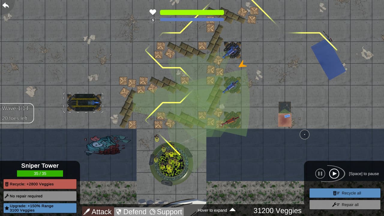 Guns and Towers
