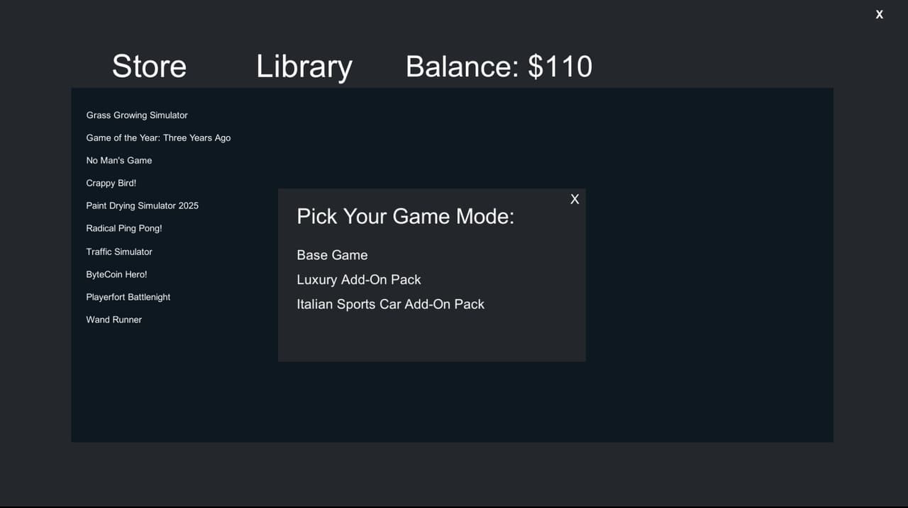 Video Game Library Simulator screenshot 4