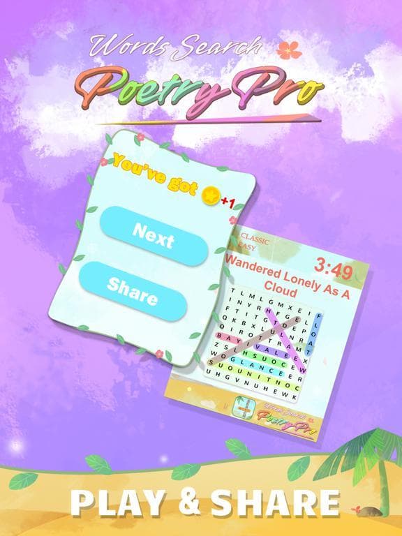 Word Search Poetry Pro screenshot 2