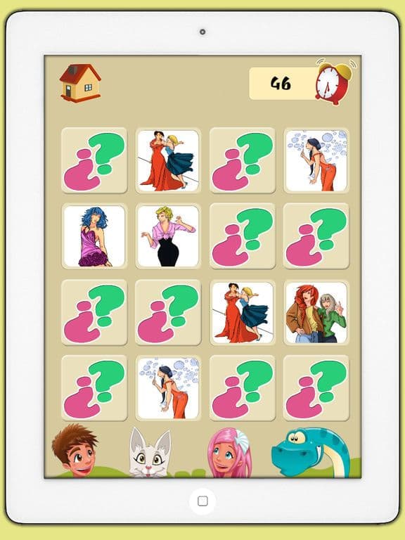 Memory game of top models - Games for brain training for children and adults screenshot 5