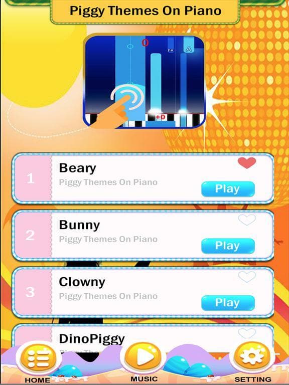 Piggy Themes On Piano ! screenshot 2