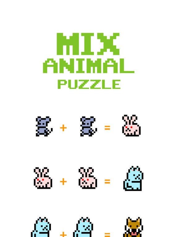 MixAnimal Puzzle (•ㅅ•U) + (•ㅅ•U) = (ΦωΦ) screenshot 3