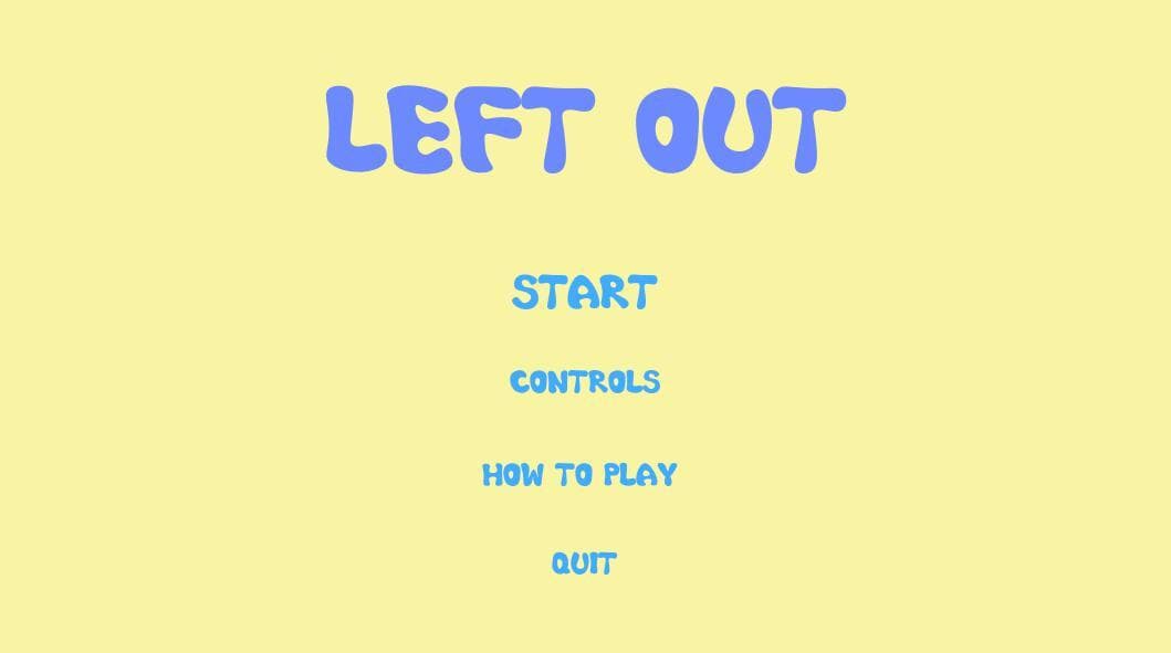 GJL Game Parade Fall 2021 - Left out (FinalUploadBeforePolish)