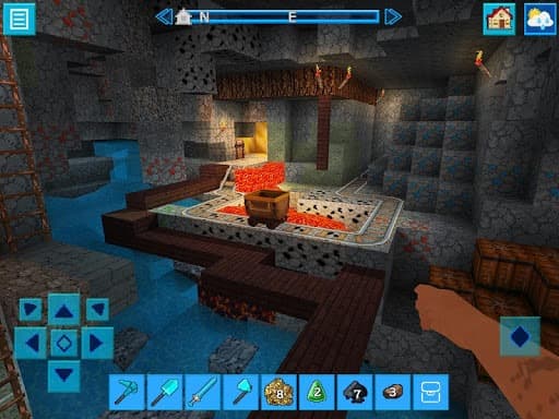 RaptorCraft 3D: Survival Craft ► Dangerous Worlds screenshot 5