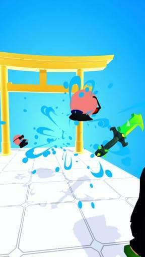 Sword Play! Ninja Slice Runner 3D screenshot 2