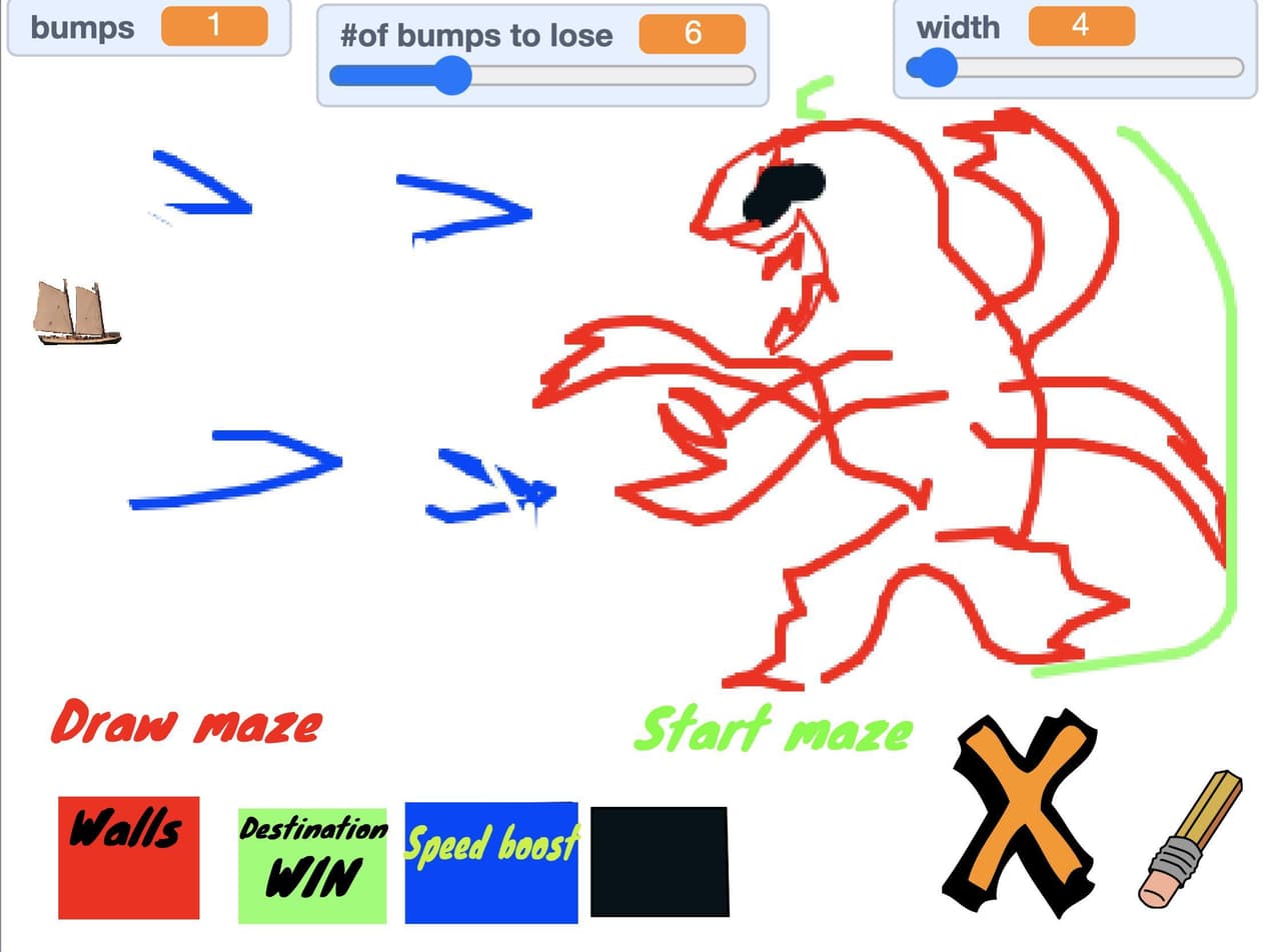 Draw your own maze