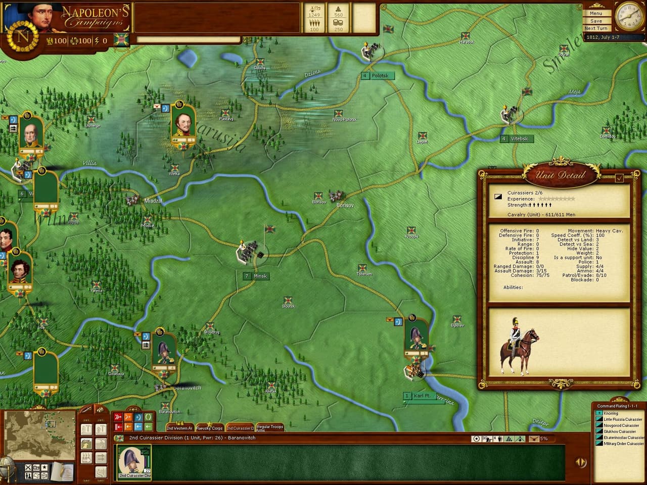 Napoleons Campaigns screenshot 2