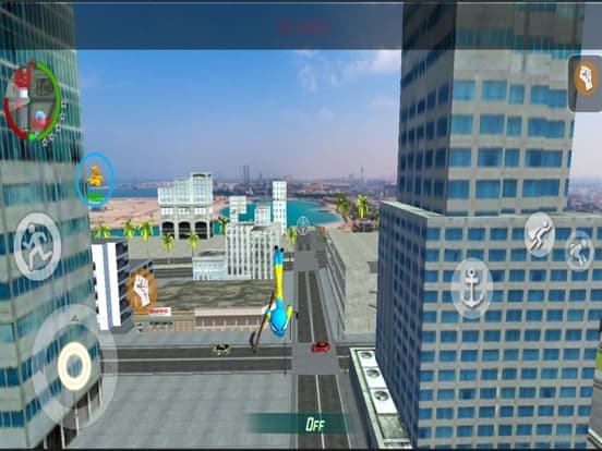 Stickman Rope Hero Crime City screenshot 2