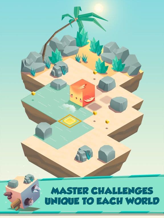 Switch Sides - Cube Adventure screenshot 2