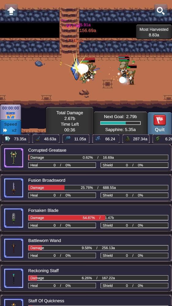 Idle Weapon Fantasy (Blood) (Blood) screenshot 5