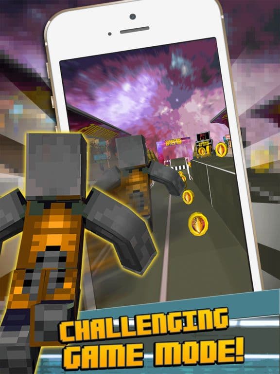 Guardian Skins 3D Block Running Lite Games screenshot 3