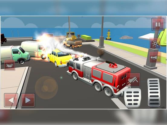 Fire Truck Driver City Rescue screenshot 6