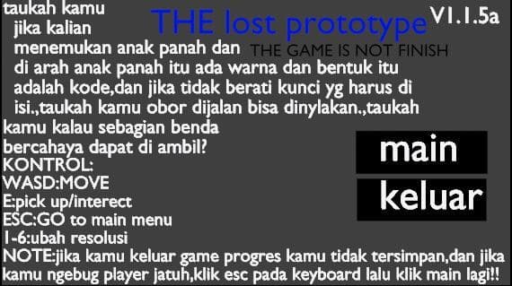 The Lost Prototype (Ammar GameDev) screenshot 2