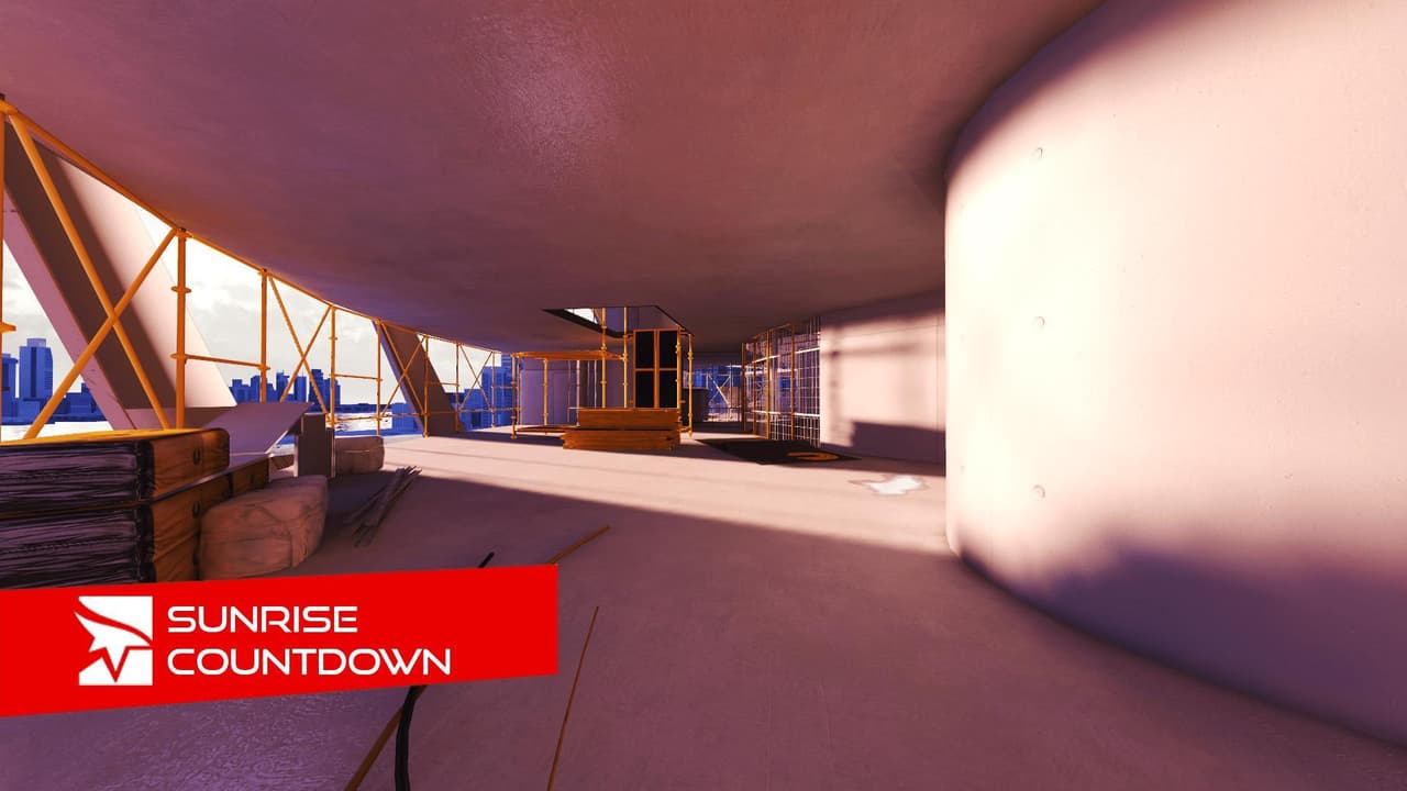 Sunrise Countdown - Mirrors Edge Custom map screenshot 3