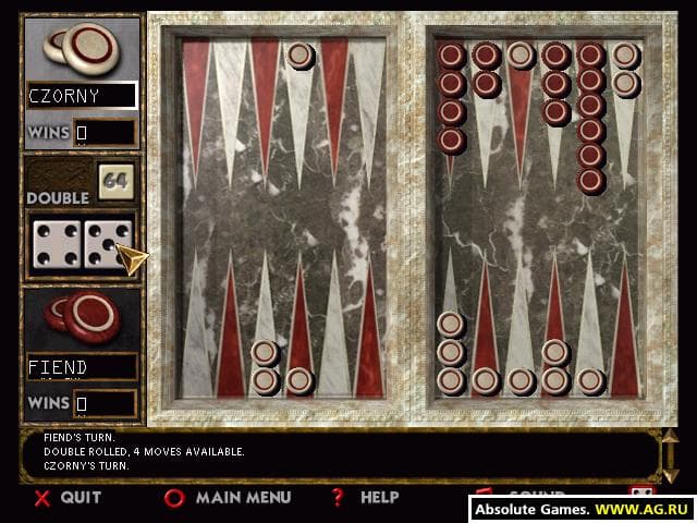 Backgammon screenshot 2