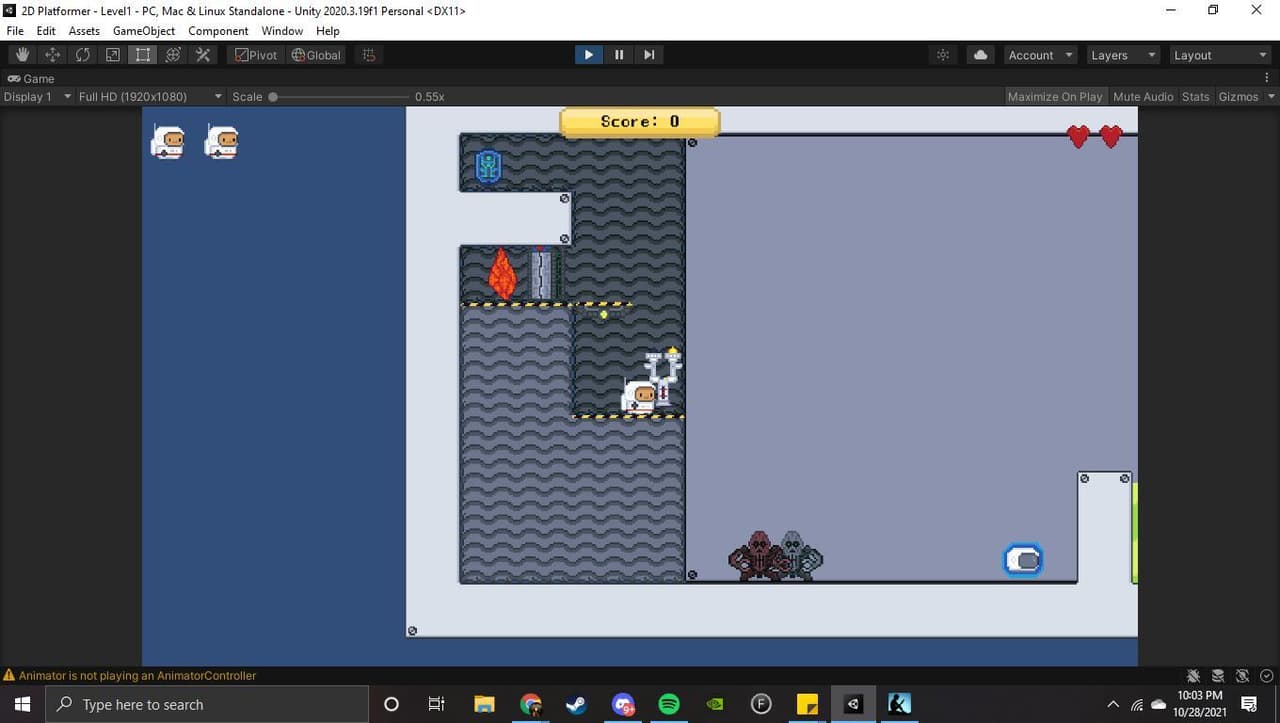 2D Platformer (Wiseman560) screenshot 3