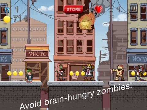 Zombie Run - Escape from Zombie War 2048 screenshot 4