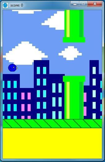 Flappy bird (itch) (Hyper Lambda) screenshot 3