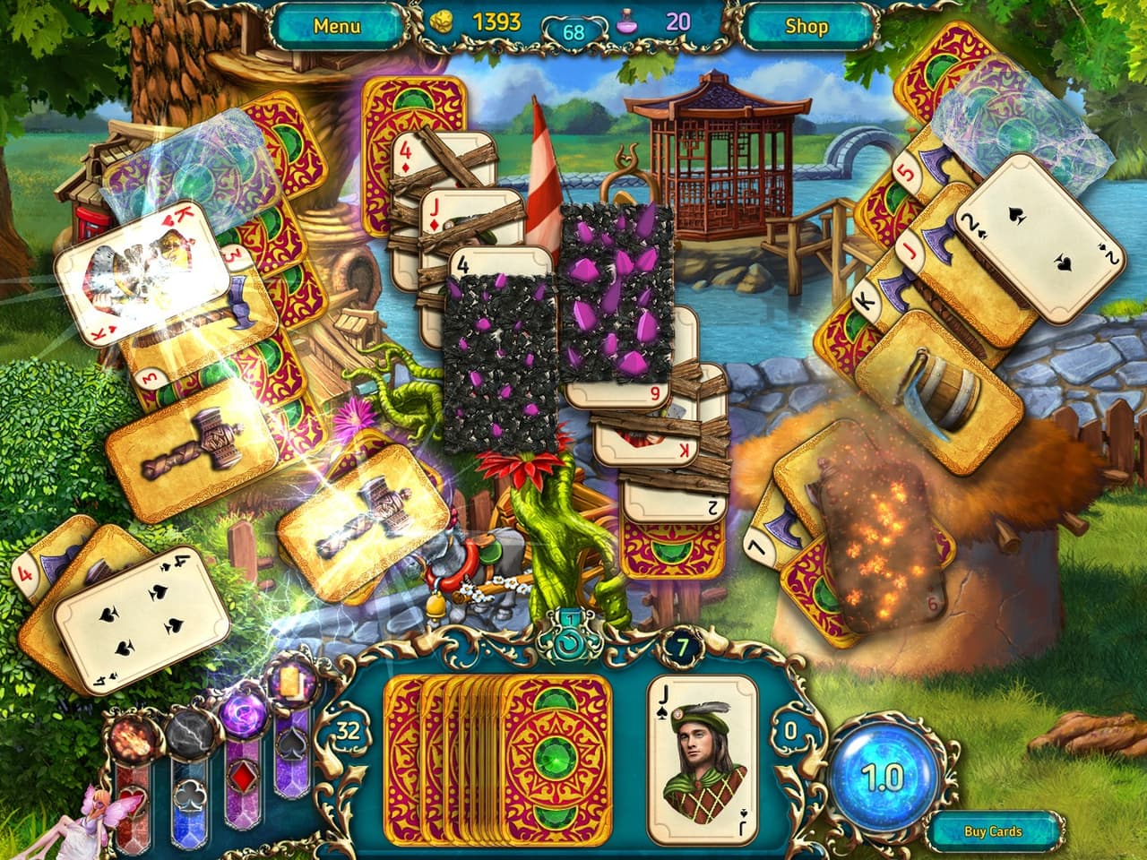 Dreamland Solitaire: Dragons Fury screenshot 6