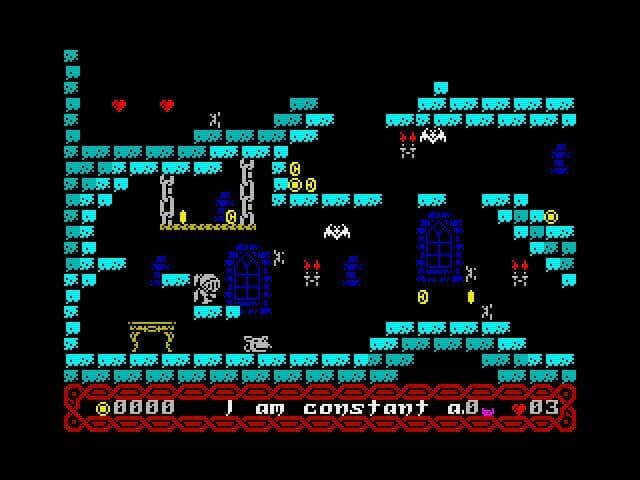 Castle Escape (ZX Spectrum 128 & +2) screenshot 4
