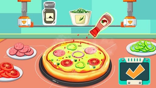 Little Panda Chefs Robot Kitchen-Kids Cooking screenshot 5
