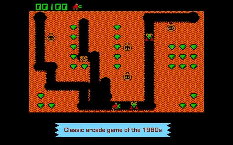 Digger - Classic arcade game screenshot 2