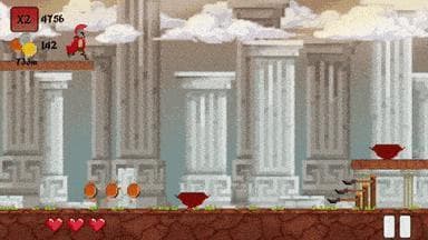 Spartap - Pixel Endless Runner screenshot 2